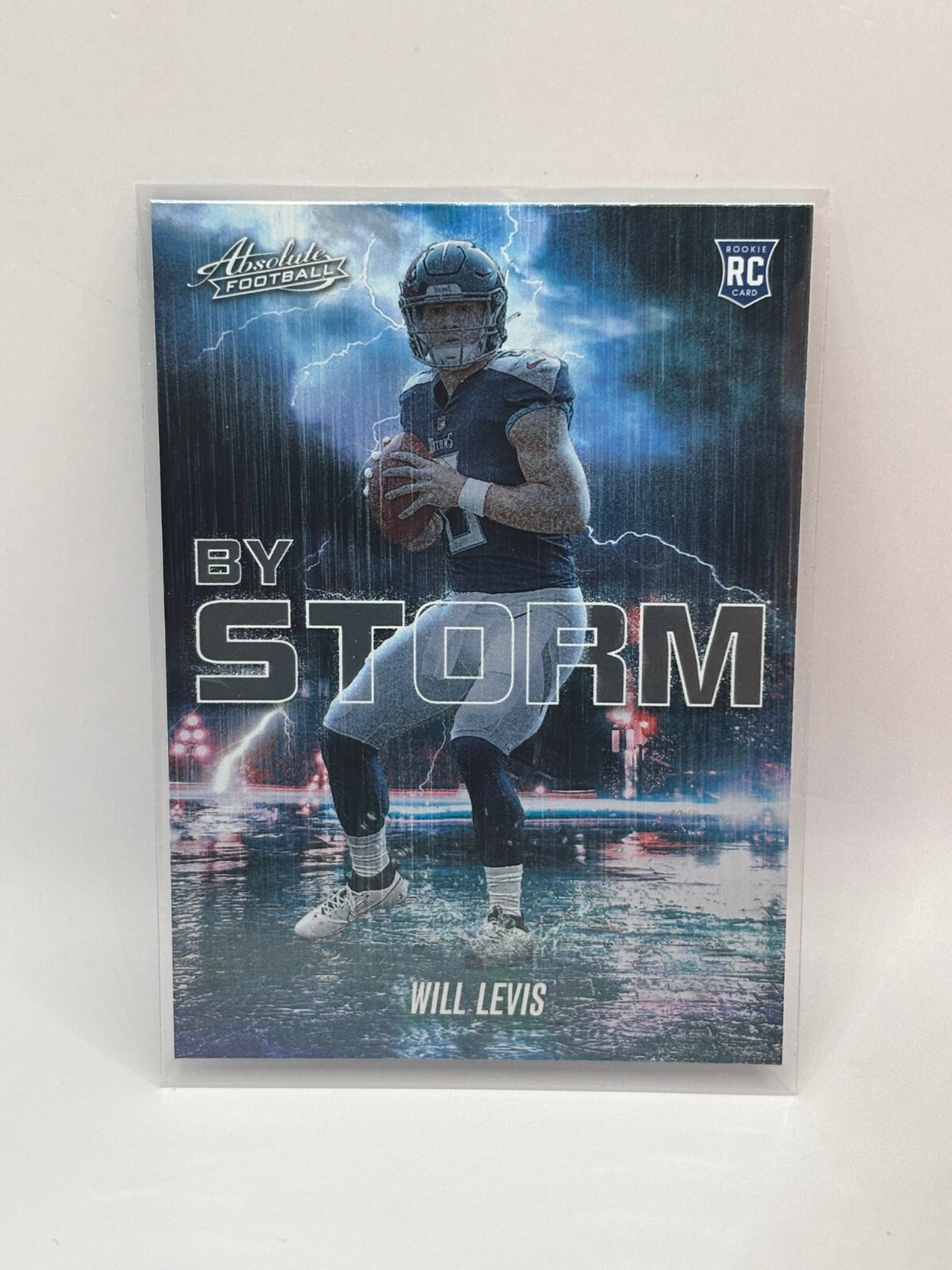 2023 Panini Absolute- WILL LEVIS- By Storm (RC)- Titans #BST-14