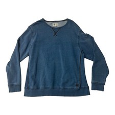 The Territory Ahead Adult Men/Women Blue Sweater Large Heavy Knit Pullover