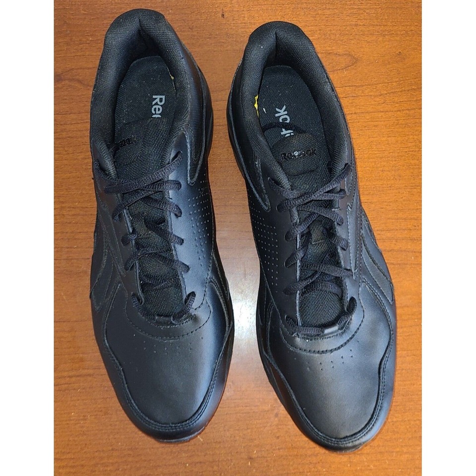 Reebok Men's Shoes Sz.12 DMX Ride Max Black Leather Athletic Sneakers