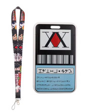 new 1set cartoon Anime key chain Lanyard acrylic ID Badge Holder Key Neck Strap