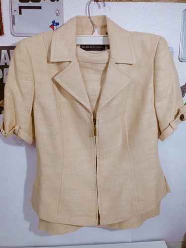 Nuevo con etiquetas Traje Blazer y Falda De Colección Dana Buchman Talla 8 - Imagen 8 de 10