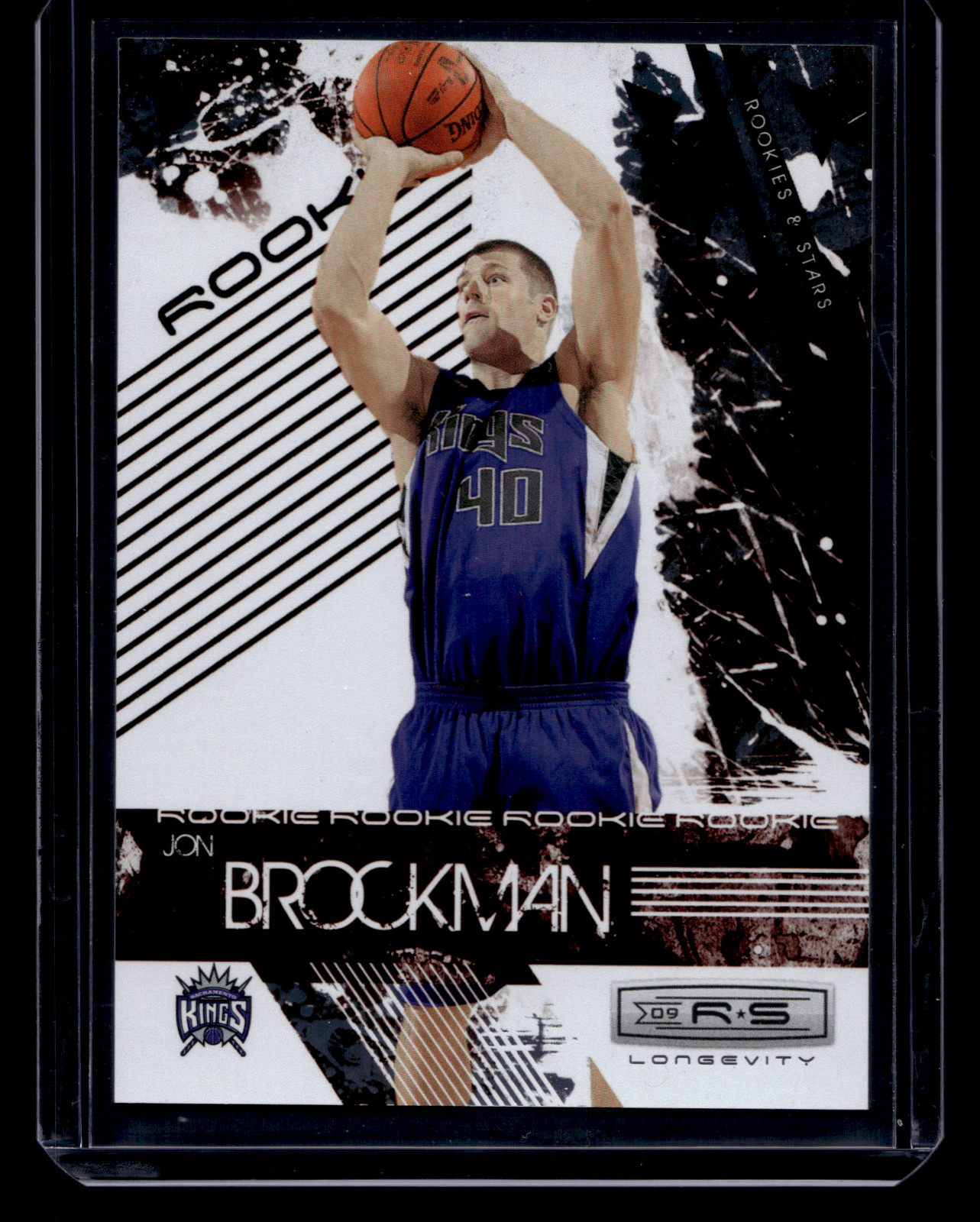 Jon Brockman /250 Rookies & Stars Longevity 2009-10 Card #117 Sacramento Kings