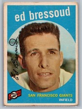 1959 Topps #19 - Ed Bressoud - San Francisco Giants