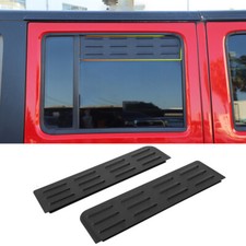 Rear Door Window Louver Air Vent Panel Trim For Jeep Wrangler Jk 07 Accessories