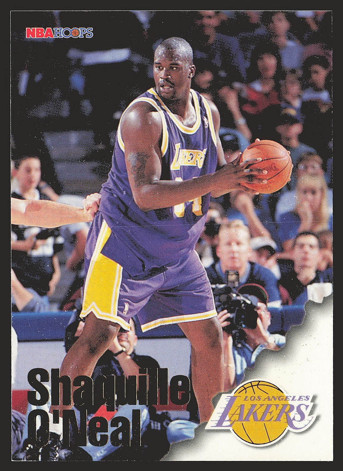Shaquille O'Neal #215 Basketball Cards 1996 Hoops trading card — raw and PSA graded price guide