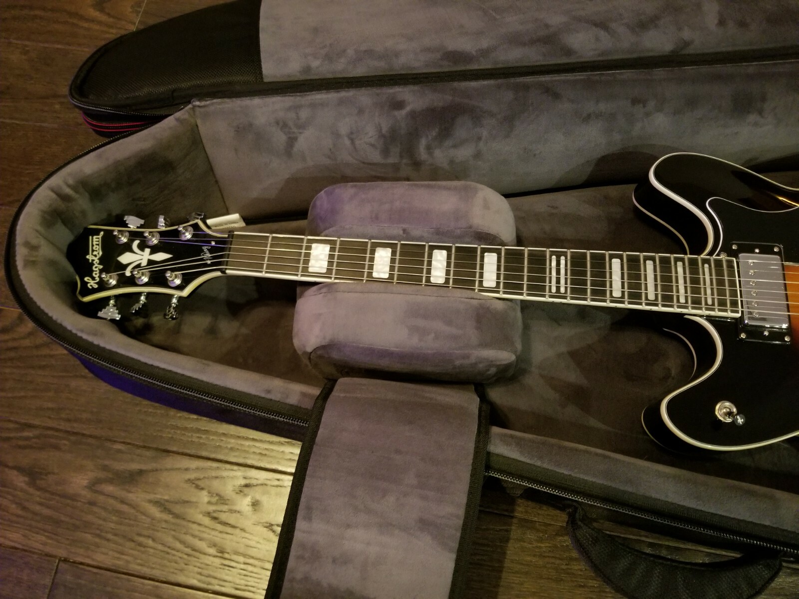 Hagstrom Viking SemiHollowbody Electric Guitar Tobacco Sunburst eBay