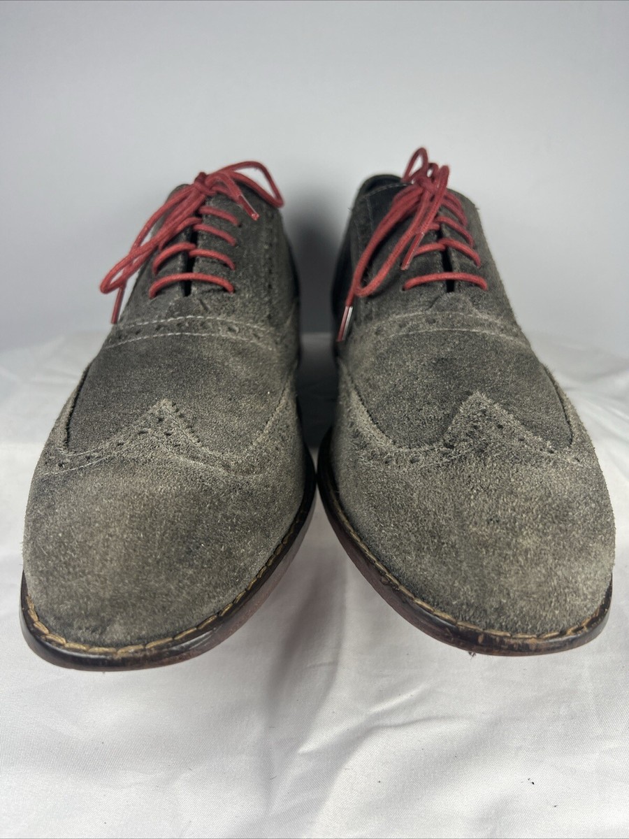 Cole Haan Air Colton Gray Burnish Nubuck Wing Tip Oxford Shoes Lace Up Men’s 9.5 s-l1200.jpg main image 4
