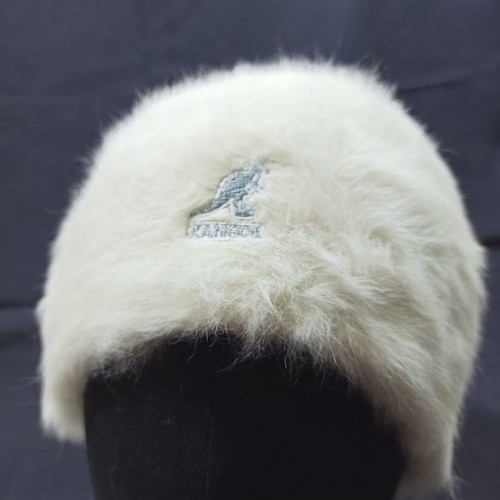 KANGOL WHITE FURGORA FURRY SKULL CAP 