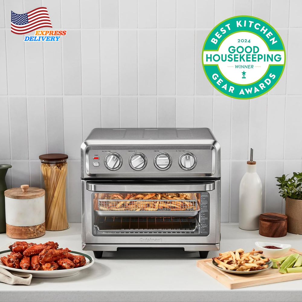 Air Fryer Toaster Oven with Bake Grill Broil Warm Functions Free Shipping  