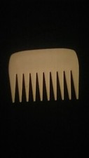 Clinic Hair Comb Pics Almost 4 Inches By 3 White Sturdy