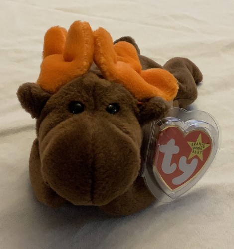 TY Beanie Babies - CHOCOLATE the Moose - MWMT - Imagen 2 de 9