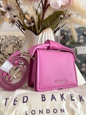 Ted Baker 🎀 Nialinn Soft Knot MINI Bow Bag RRP £85 Crossbody Pink