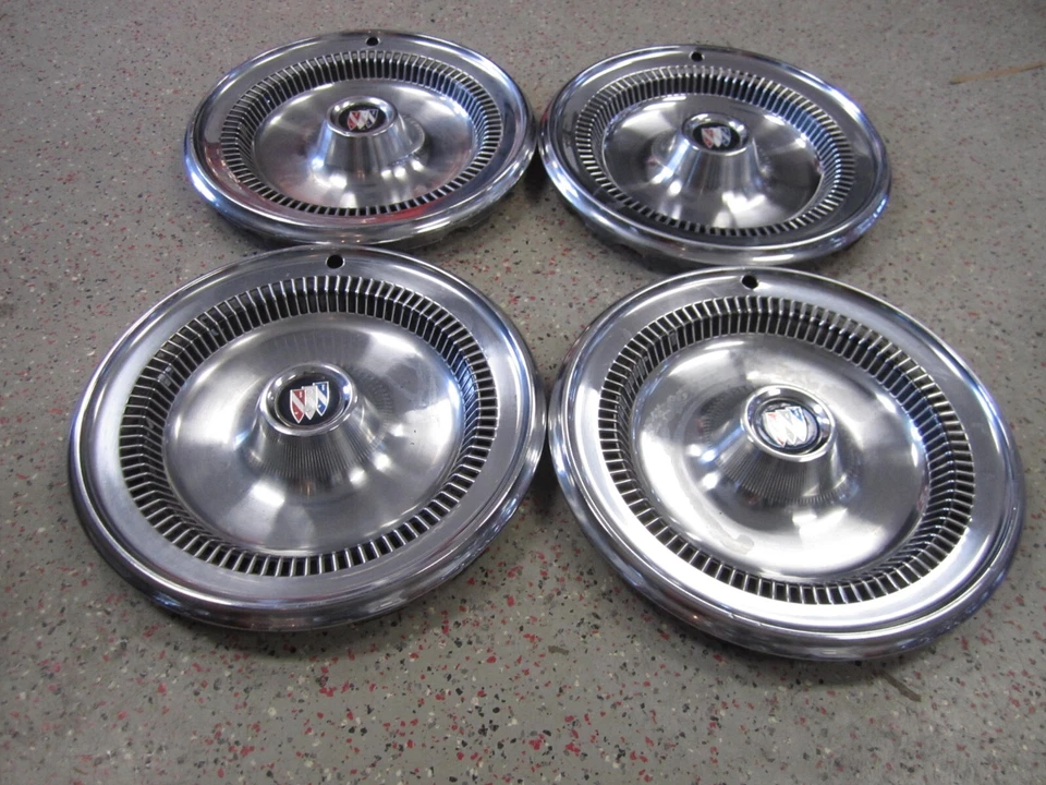 Juego (4) Tapacubos Tapacubos Buick Apollo Century 1973-1979 14" 01252210 1064 Foto 2 de 4