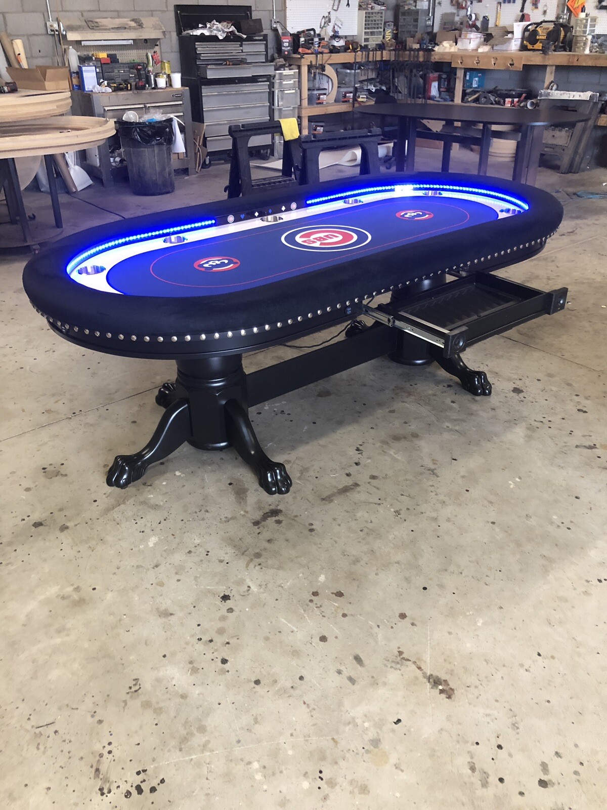 Deluxe 48"x96" custom built poker tables by eBay