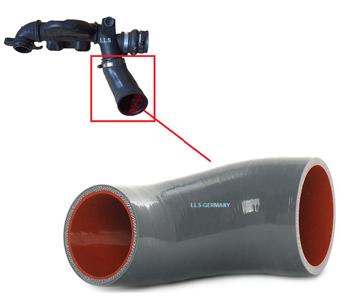 Turbo Intercooler Hose for FORD C-Max Focus II Focus CMAX 1.6 TDCi 6M516C646GC