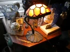 Vtg Tiffany Reproduction  Turtleback Lamp  as close as you can get