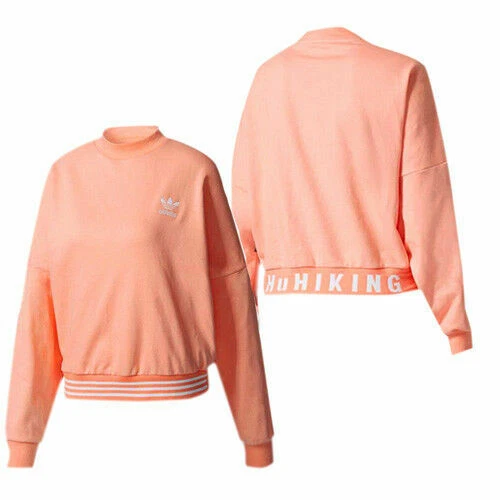 Adidas originals x pharrell clearance williams hu coral sweatshirt