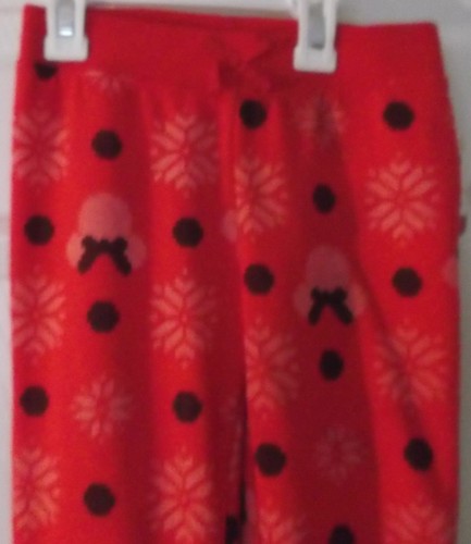 DISNEY MINNIE MOUSE RED SNOWFLAKE PANTS - ELASTIC WAIST - SIZE 6X- NEW WITH TAGS - Picture 2 of 4