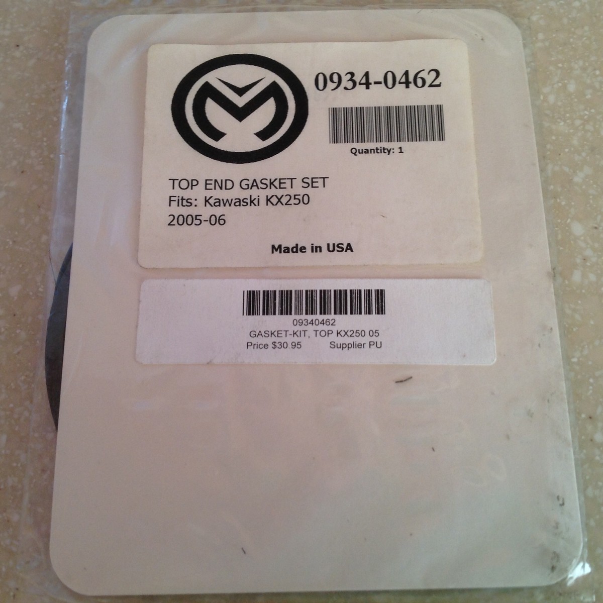 New Moose Top End Gasket Set 0934-0462 Kawasaki KX250 2005-06 | eBay