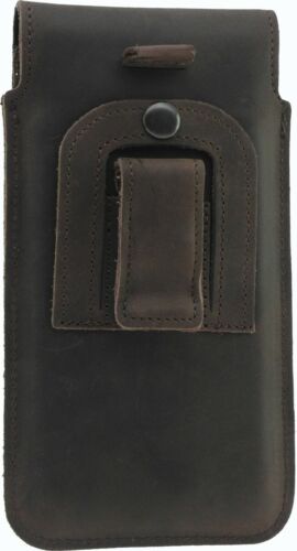 Pochette Verticale Avec Clip De Ceinture En Cuir Véritable Pour IPHONE - Imagen 12 de 12