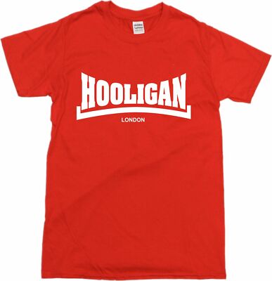 Hooligan Logo T-Shirt - Football, Punk, Casual, Add Your