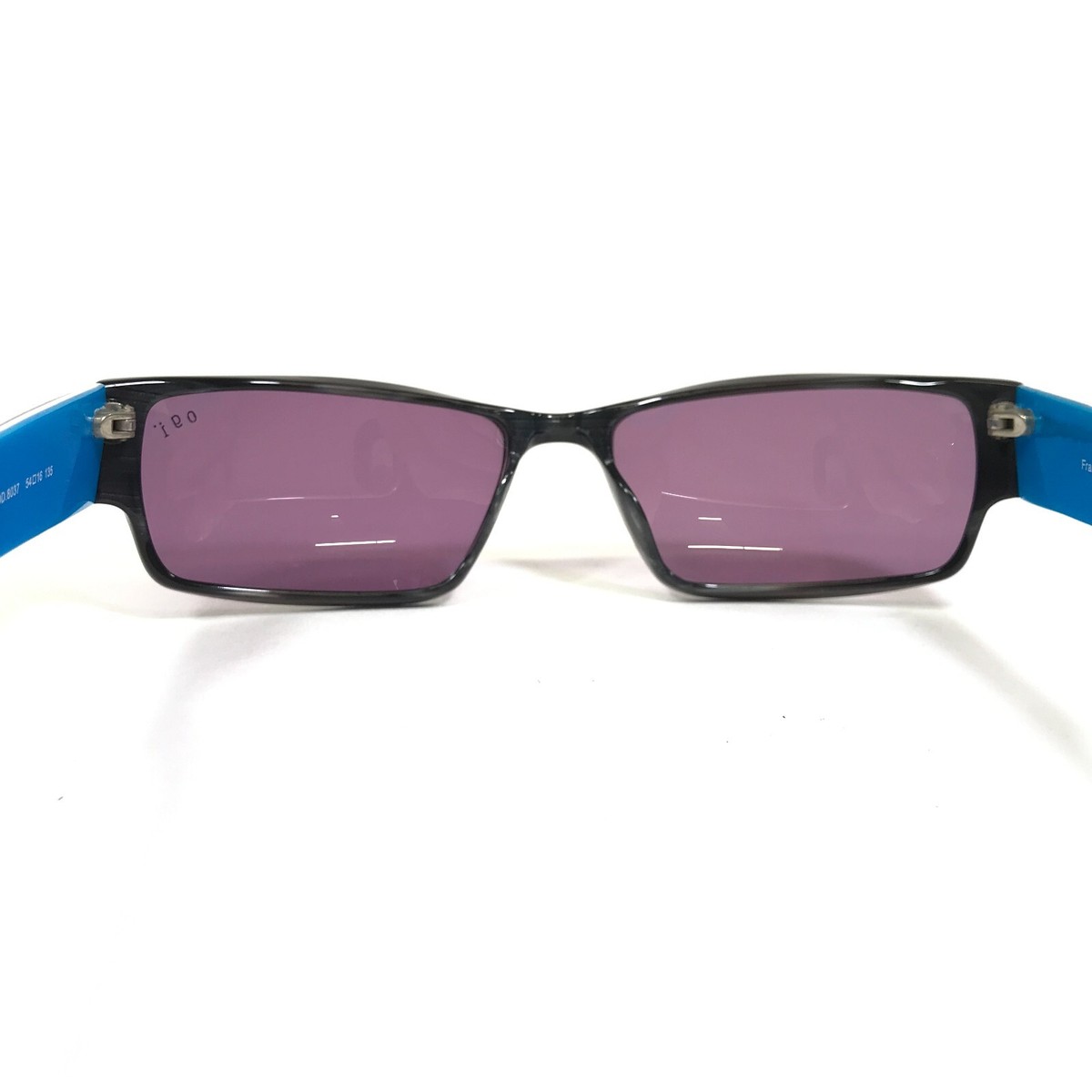 OGI Eyewear 8048 Sunglasses Ogi Sunglasses MOD.8037 COL.294 Black Gray Horn Blue  main image 3