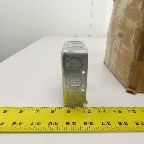 Hubbell Raco 4" x 4" x 1-1/2" Deep Electrical Outlet Boxes 1/2&3/4" KO's Lot/47 - 第 5/11 張圖片