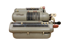 60er Rechenmaschine Walter Büromaschinen G.m.b.H.  mechanisch Deko Objekt 60s