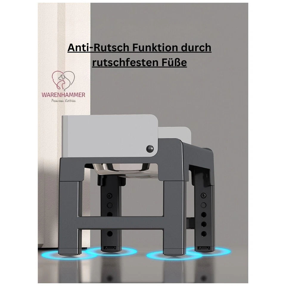 Futternapf Hundenapf höhenverstellbar erhöht 3 in 1 Napf-Set Premium Qualität - Bild 4 von 4
