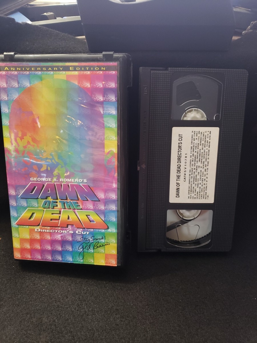 Dawn of the Dead (VHS, 1999, Directors Cut) ANNIVERSARY EDITION