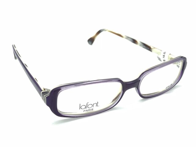 Jean Lafont Paris ICARE Women's Purple Rectangular Eyeglasses 50-14 140 ...