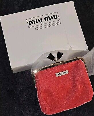 Official MIU MIU Limited Ed. Coin Purse, Accessory Pouch Hot Official MIU MIU Limited Ed. Coin Purse, Accessory Pouch Hot