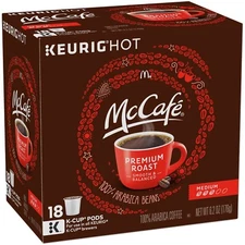 McCafe Premium Roast Coffee 18 to 144 Keurig K cup Pick Any Quantity FREE SHIP