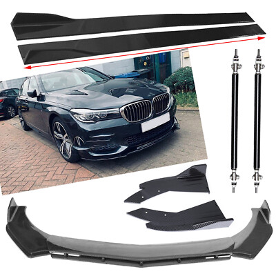 Carbon Fiber For 5 Series E60 F10 F07 G11 Front Bumper Lip Splitters Side Skirt