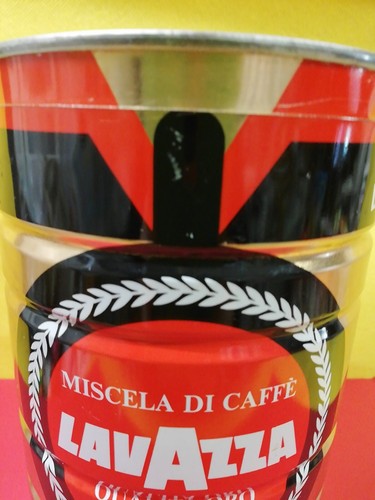LAVAZZA CAFFÈ GR. 500 scatola Latta barattolo torrefazione VINTAGE COFFEE TIN - Foto 3 di 7