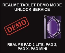 Realme Tablet Demo Remove, Realme Tablet Pad 2 Lite, Pad X, Mini