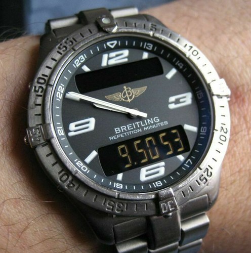 Breitling watch aerospace titanium | eBay