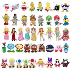 Juguete de peluche opcional Super Mario Bros Baby Mario Peach Ninji Nabbit Toadette Toad