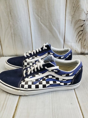 blue suede checkered vans