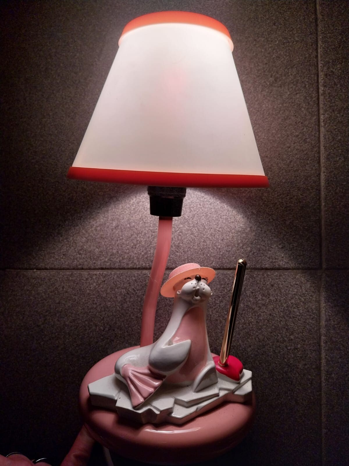 Abat-jour Foca Vintage 24cm - Lampada Comodino Design Retrò Collezione