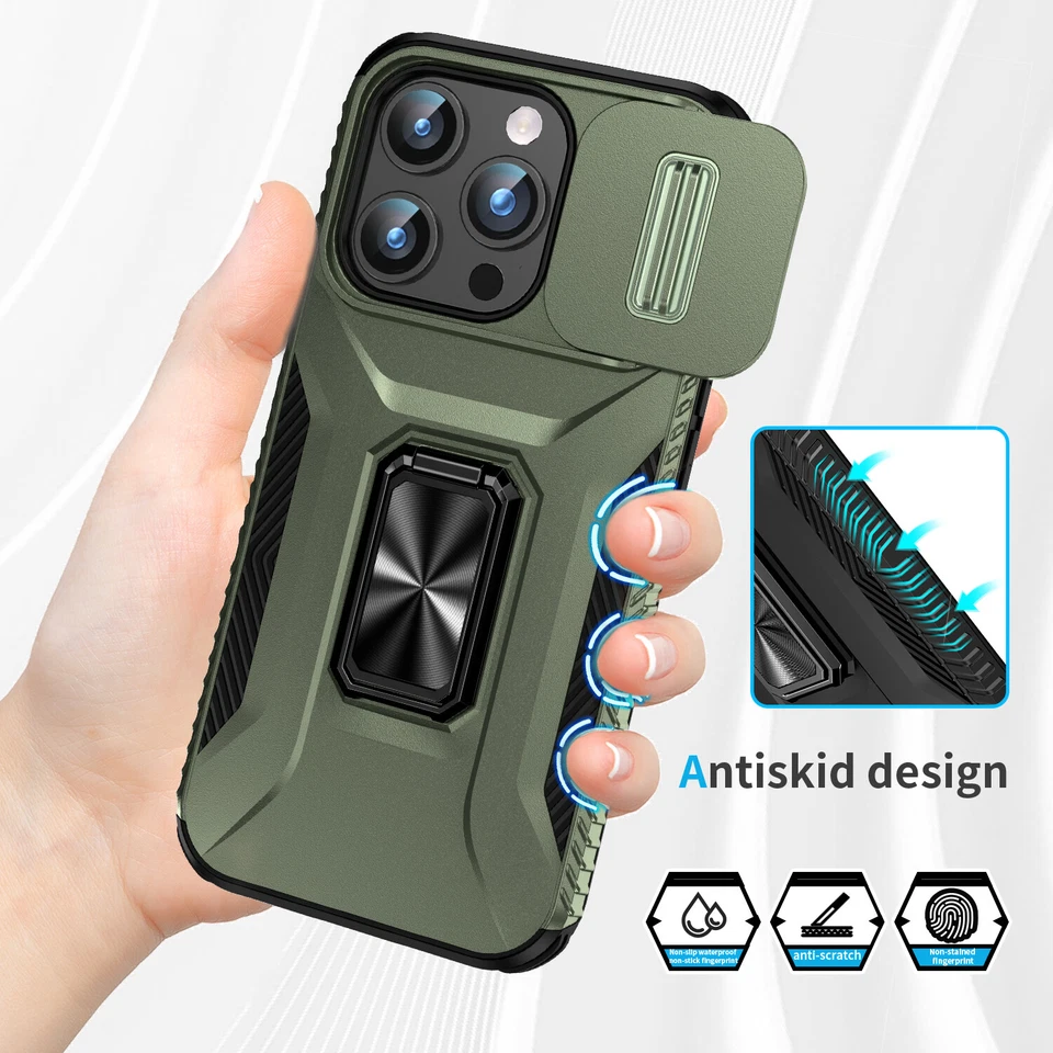 For iPhone 16 15 Pro Max 14 13 12 11 XR X Phone Case Heavy Duty Shockproof Cover - Image 3 of 4