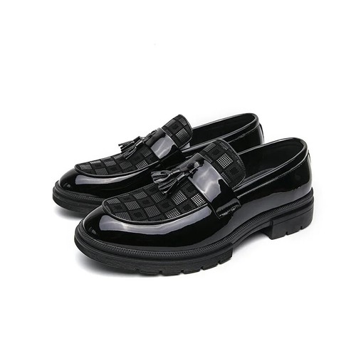 Herren Business Formelle Schuhe Elegant Quaste Halbschuhe Slipper Flache Schuhe 38-46 - Bild 2 von 12