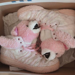 adidas jeremy scott pink teddy bear