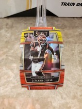 Ja'Marr Chase [Red Yellow Die Cut] #247 Prices | 2021 Panini
