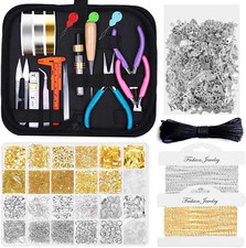 Kit bisuteria para hacer pulseras collares de aretes accesorios material