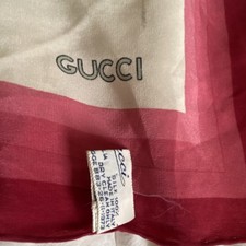 Gucci Multicolor Silk Bird Print Square Scarf for Women