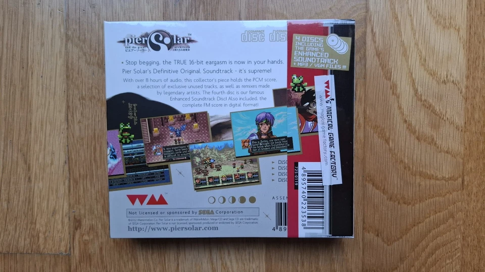 SEGA MEGA DRIVE DREAMCAST PIER SOLAR SOUND TRACK BOX SET NEW SEALED WATERMELON - Image 3 of 4