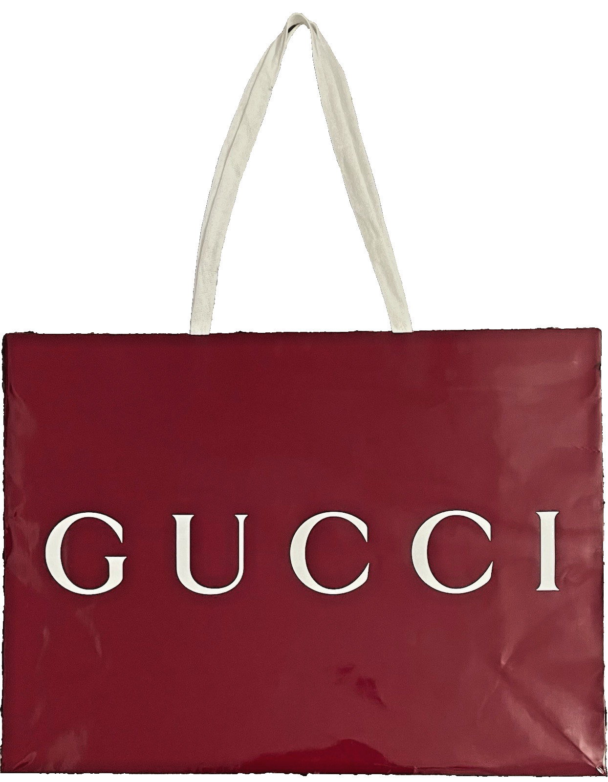 Autentica Borsa Shopping Gucci X-Large Rosso Ancora Design - 22,5"L x 18"H x 8"W