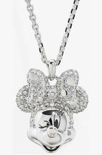 Swarovski Disney Minnie Mouse Pendant Necklace 42cm Chain New Gift