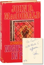 John D MacDonald NIGHTMARE IN PINK First Edition in hardcover Signed #156508